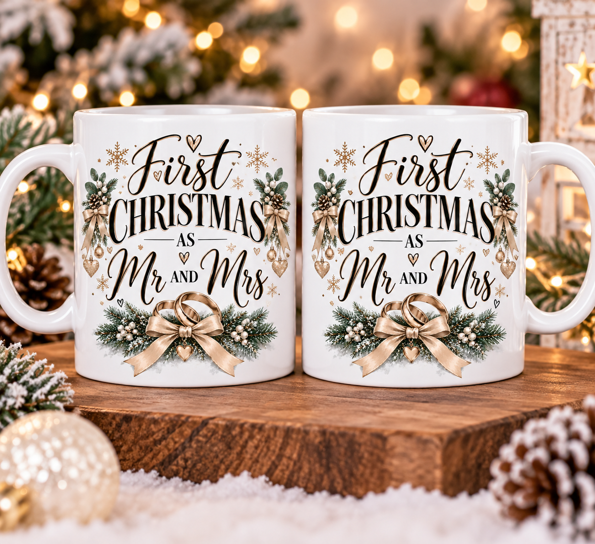 Christmas Mr & Miss/Mrs set
