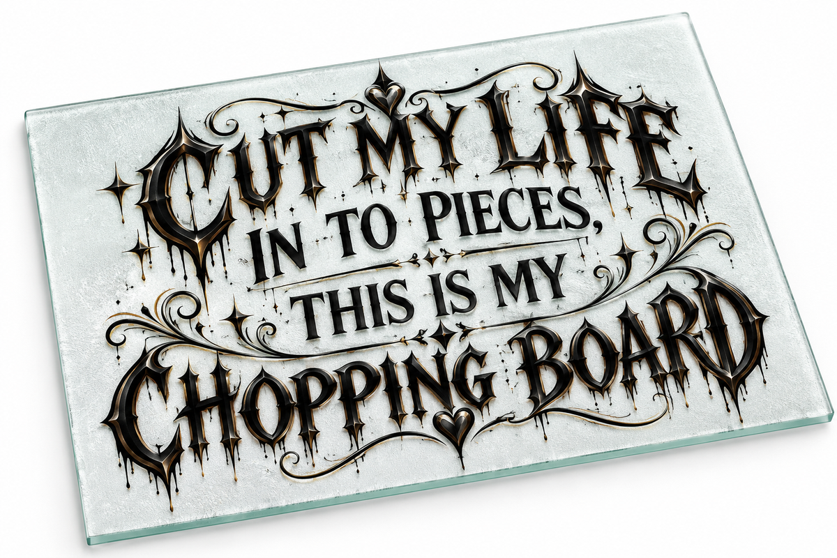 Cut my life into pieces