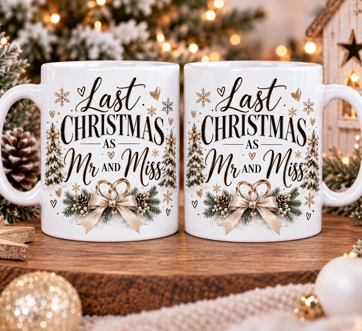 Christmas Mr & Miss/Mrs set
