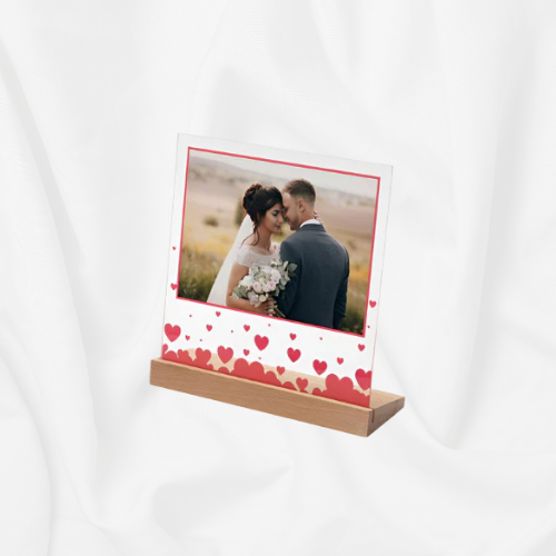Heart Photo Frame With Stand